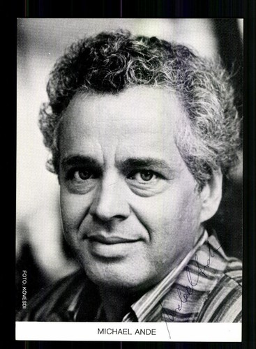 Michael ande autogrammkarte - michael,
