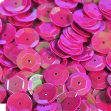 Pailletten Fuchsia, irisierend gewölbt 8 mm, 17g, basteln, nähen Styropor PF24