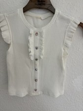Bluse Mädchen 105-110 Weiß