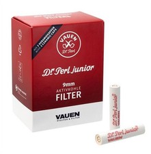 Dr. Perl Junior 9mm Aktivkohlefilter JUMAX Pfeifenfilter Filter 180er VAUEN