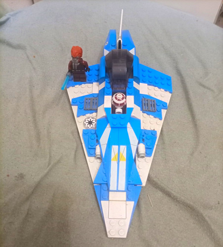 Lego star wars blau - star, blau-weißes
