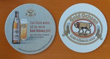 1 Bierdeckel Gold Ochsen