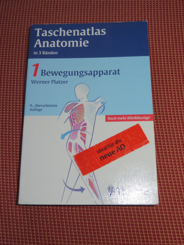 Taschenatlas anatomie in 3 - taschenatlas,