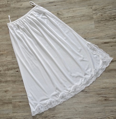 Vintage halb unterrock - vintage, ivory