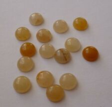 4 Stück Edelstein Cabochon Topas Jade Gr. ca.8x4mm zur Schmuckherstellung