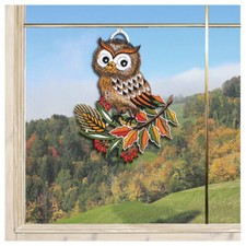 Fensterbild Herbsteule