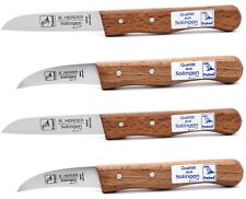 4 Solinger Küchenmesser Herder Solingen Schälmesser nicht rostfrei Carbon Holz