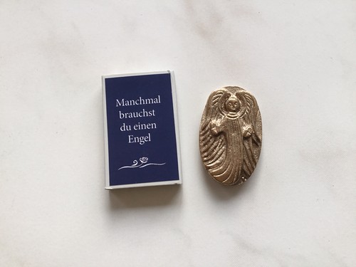 Bronze relief handschmeichler - bronze,