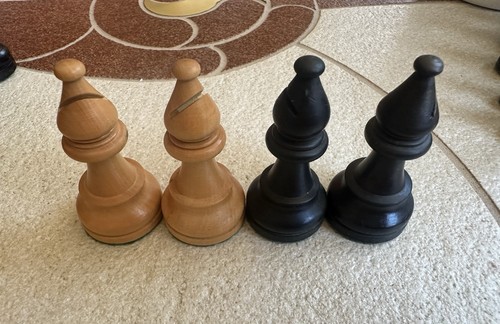 Holz schachfiguren läufer - 4,