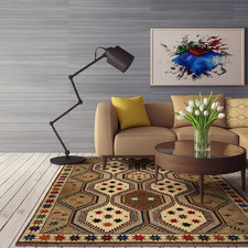 Handgeknüpfter Dorf-Teppich