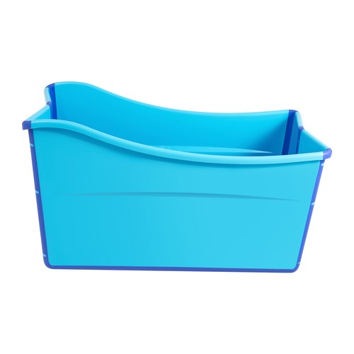 Blau mobile faltbare badewanne - faltbare,