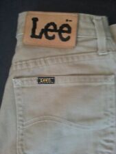 Original Lee Virginia Damen Jeans W 27 L 29 beige Reißverschluss Denim Baumwolle