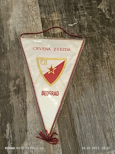 Wimpel roter stern - stern, belgrad