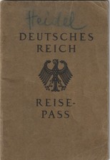 Reisepass deutsches reich - deutsches,