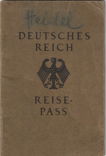 Reisepass deutsches reich - reisepass,