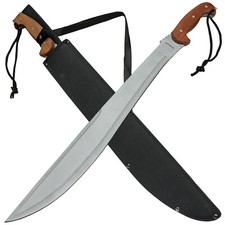 Haller Machete mit Buchenholzgriff Integralklinge Haumesser inkl. Nylonscheide