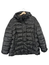 BENETTON Damen Steppjacke Daunenjacke Gr. 44 Schwarz Casual Outdoor