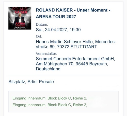 Roland kaiser stuttgart - kaiser,