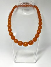 Antike Honigbernstein Kette