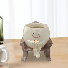 Harz Ornament Blumentopf