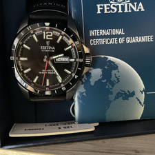 Festina Day Date Titanium