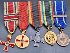 Bundeswehr 5er Miniaturschnalle Großer Verdienstorden Medaille Ehrenkreuz DSB 45