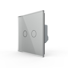 LIVOLO Rolladenschalter Rolloschalter Jalousieschalter Markisenschalter UP Grau