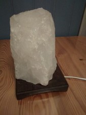 Edelstein Lampe Bergkristall Tischleuchte Bärbel Drexel ca.4,2kg