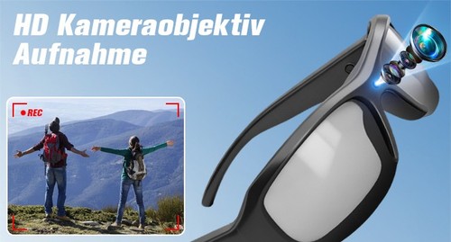 Sportbrille mit kamera - sportbrille, mini
