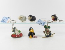 Nici === 6 x Figuren Schaf Rabe Anhänger