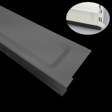 RF6108= Tegometall Sockelblende L100  H16 weißaluminium Regal Tego B-Ware