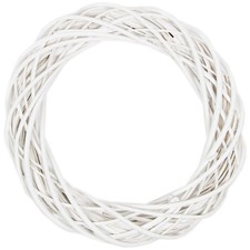 Fensterkranz Weidenkranz Weiß