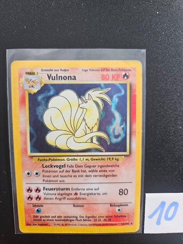 Pokemon karte deutsch - karte, vulnona