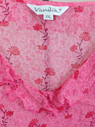 Sommerbluse vanilia pink - sommerbluse, l-xl