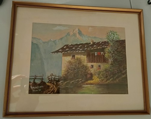 Gemälde berghof tirol von - berghof,