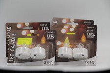 LED Teelichter Set 6x2Stück