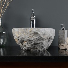 Marmor-Waschbecken 30 cm rund