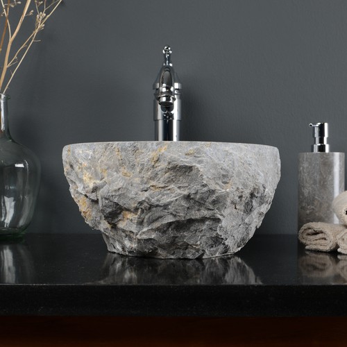 Marmor waschbecken rund - cm,