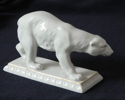 Eisbär porzellan figur neu - porzellan,