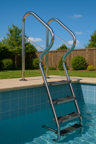 Poolleiter treppenleiter - poolleiter,
