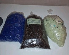 DDR Walzenperlen Plaste verschiedene Farben 811 gramm Neu unbenutzt 