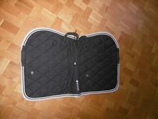 schwarze Satteldecke / Schabracke von Busse  - 56 x 98cm neuwertig