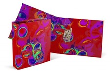 Motivordner A4 - circle in red