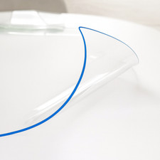 Tischschutz PVC Tischdecke Tischfolie Transparent Wasserdicht Robust 2mm Dick