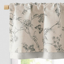 Leinen Scheibengardinen