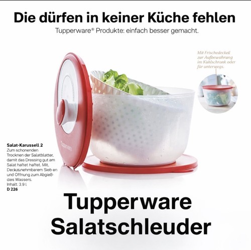 Tupperware salatschleuder - tupperware,
