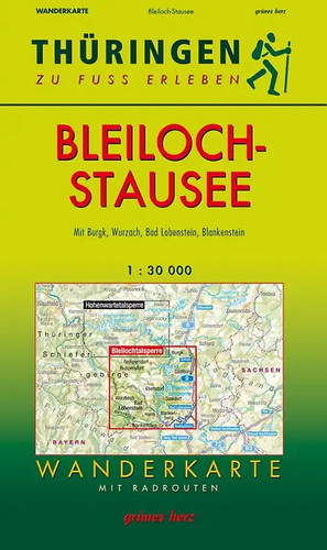 Wanderkarte bleilochstausee - wanderkarte,