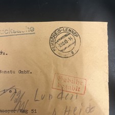 Alliierte Zone Brief