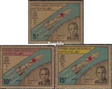 Nordjemen (Arabische Rep.) 710-712 (kompl.Ausg.) postfrisch 1968 Raumpilot Komar
