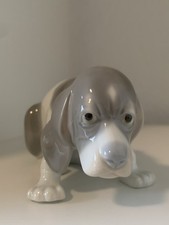 Hund Porzellanfigur Basset Beagel (Lladro Nao?)